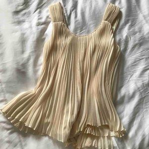 CLUB MONACO PLEATED BLOUSE size XS